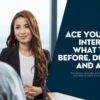 Ace your job interview (Credit: Elitez)