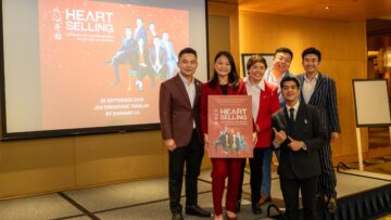 Heart Selling Co-Authors, Benjamin Ang Dr. Winnie Cheah, Seah Roh Ting, Wen Zilong, France Zaguirre, Tommy Khoe