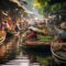 The Floating Markets of Thailand on the Canals of Bangkok