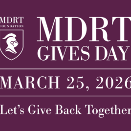 MDRT Gives Day 2026