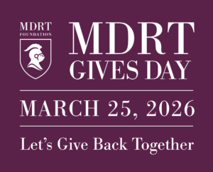 MDRT Gives Day 2026