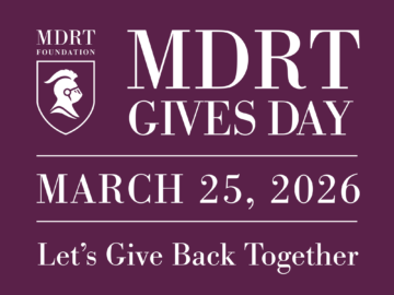 MDRT Gives Day 2026